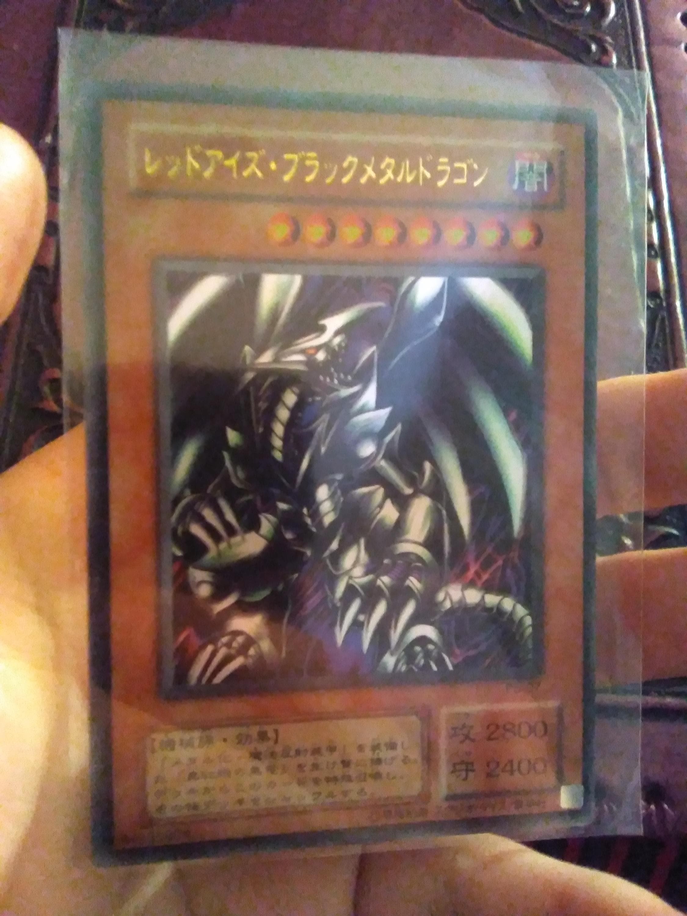 Red Eyes Black Metal Dragon Card - Etsy Canada