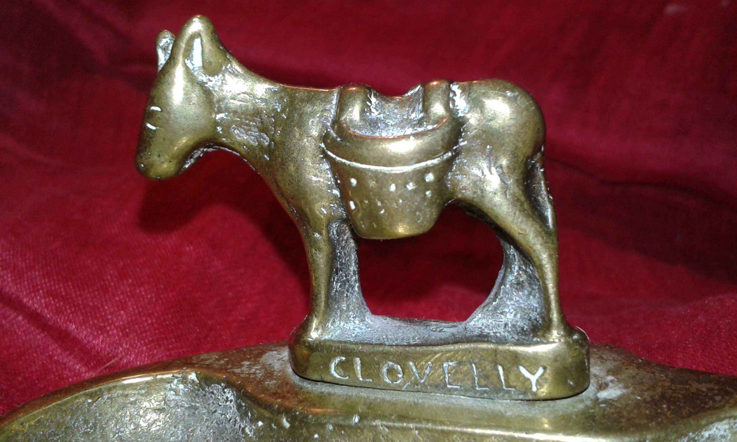 Brass Donkey Ashtray Animal Themed Smoking Gear Paraphernalia Etsy