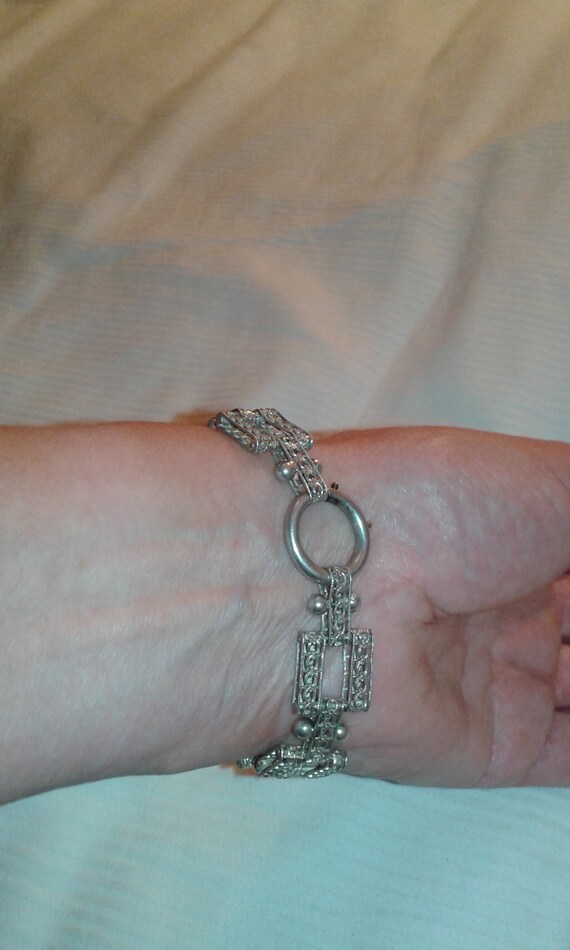 Victorian solid sterling silver double matching f… - image 9