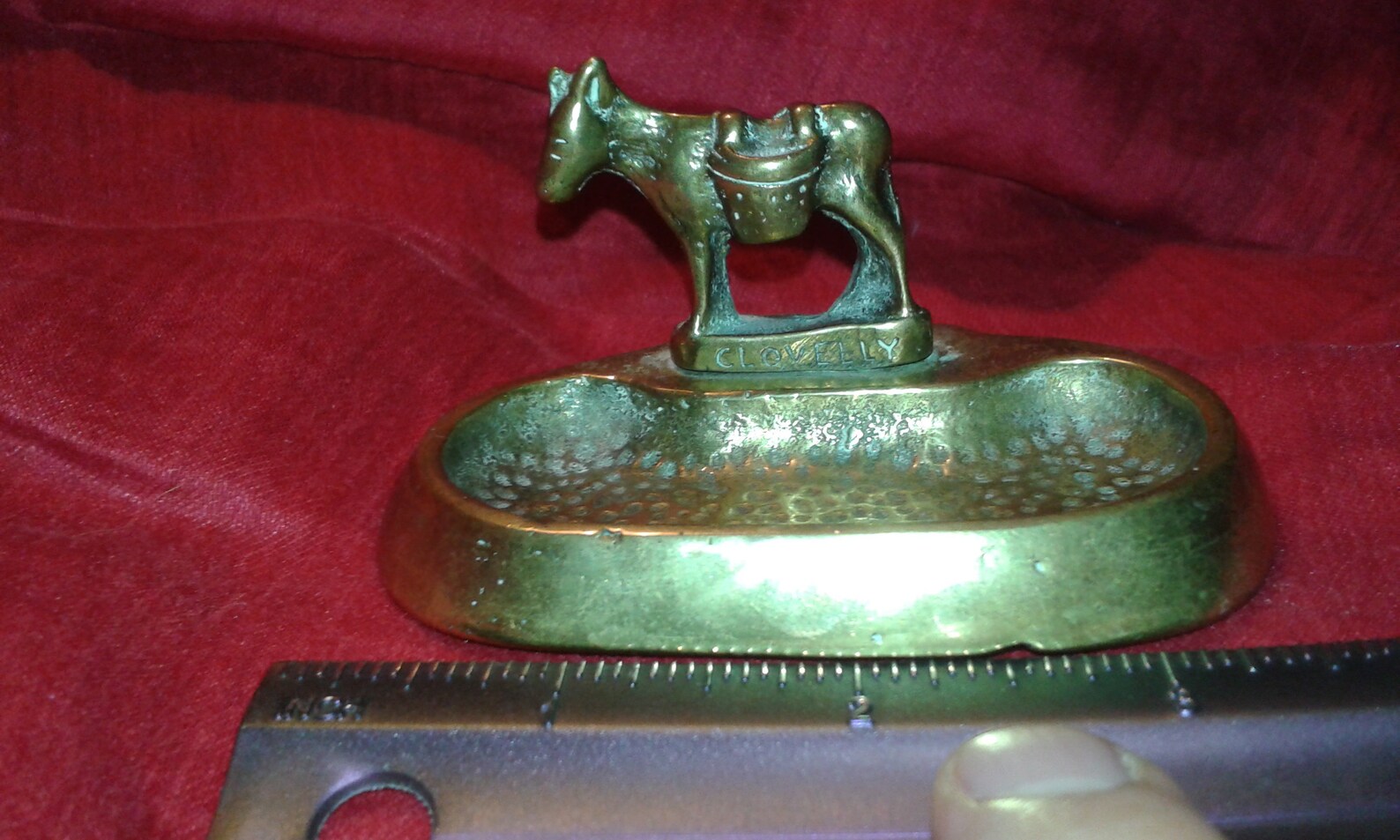 Brass Donkey Ashtray Animal Themed Smoking Gear Paraphernalia Etsy