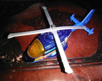 MATCHBOX - Sea Helicopter - 2002 - Moving movable rotating blades retractable boom toy helicopter - Prelovedbargains Treasurentreats
