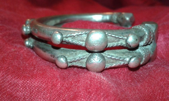 Solid Egyptian hallmarked sterling silver antique… - image 4