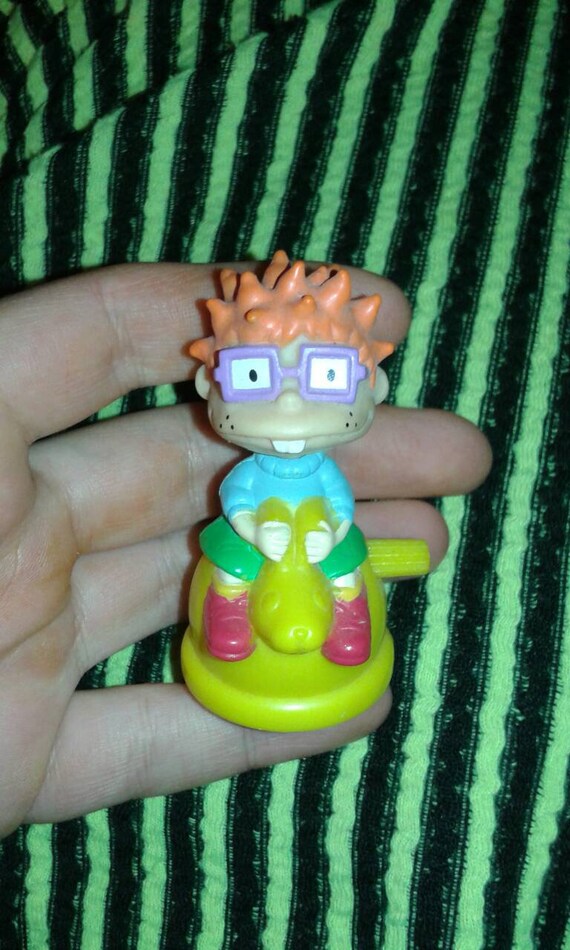 Rugrats Chucky on Space Hopper Bouncy Ball - Handpainted