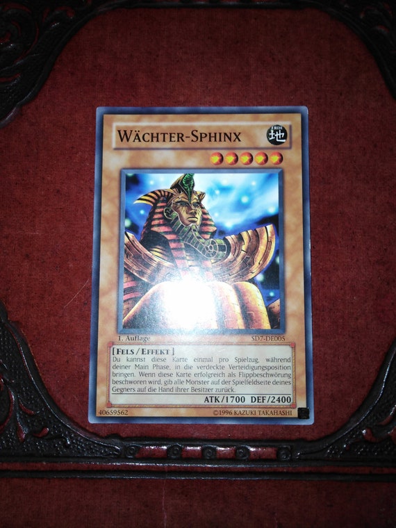 sphinx cards yugioh Yu-Gi-Oh! - Theinen The Great (EP1-EN001) - Yu-Gi-Oh The Movie Promo Exclusive Pack - Promo Edition Rock Passcode Card Errata:Guardian Sphinx | Yu-Gi-Oh!