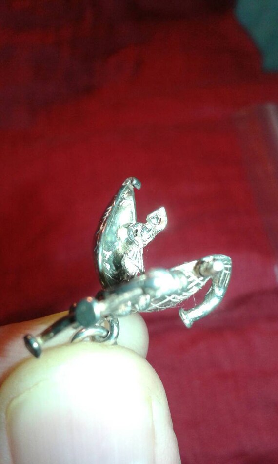 NUVO solid sterling silver bagpipes bracelet char… - image 5