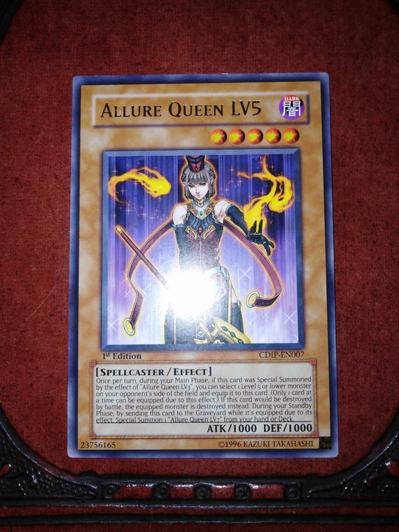 Allure Queen LV5 CDIP-EN007 1st Edition Yugioh Trading Playing