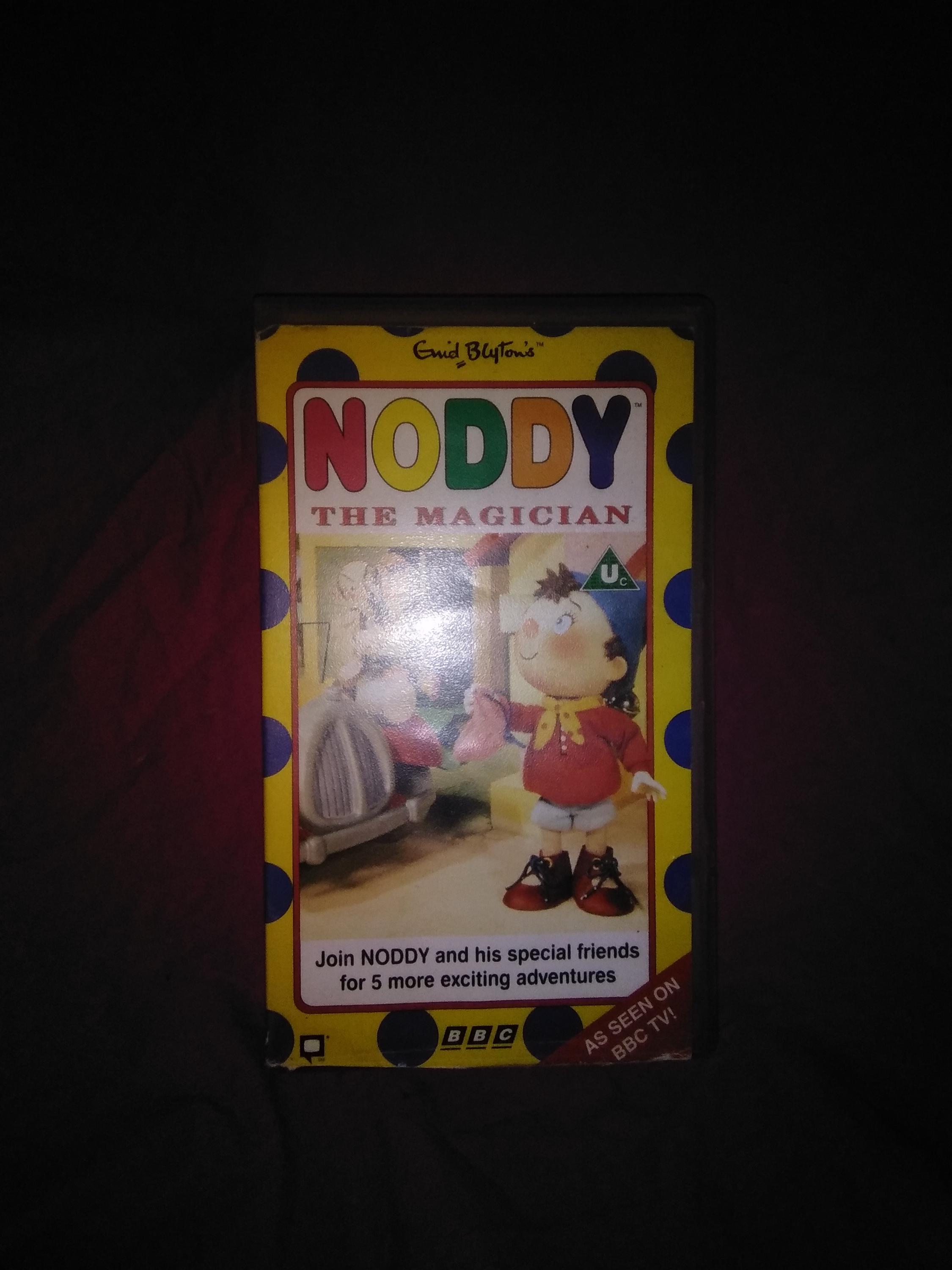 Enid Blytons - NODDY - THE MAGICIAN - V.H.S Cassette Tape With 5
