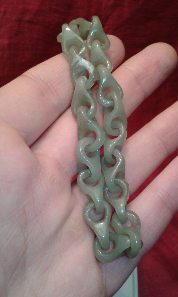 Repeating infinity single piece stone Jade nephri… - image 8