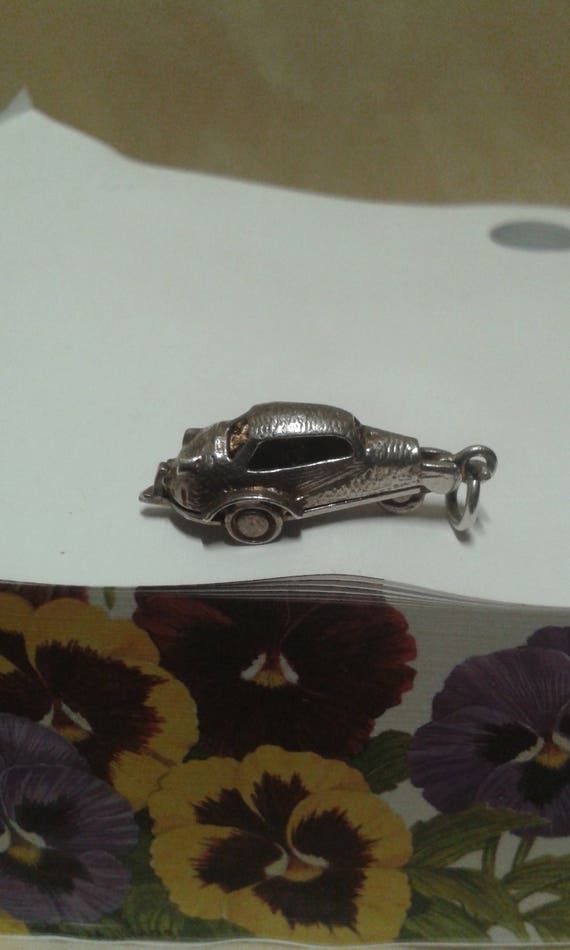 Rare solid sterling silver Messerschmitt car brace