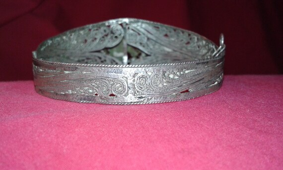 Elephant design solid sterling silver filigree hi… - image 7