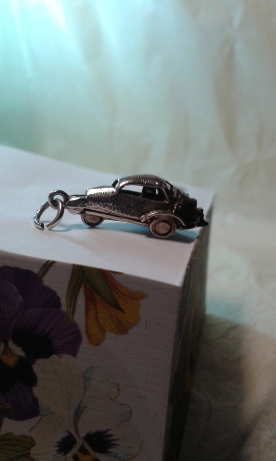 Rare solid sterling silver Messerschmitt car brac… - image 5