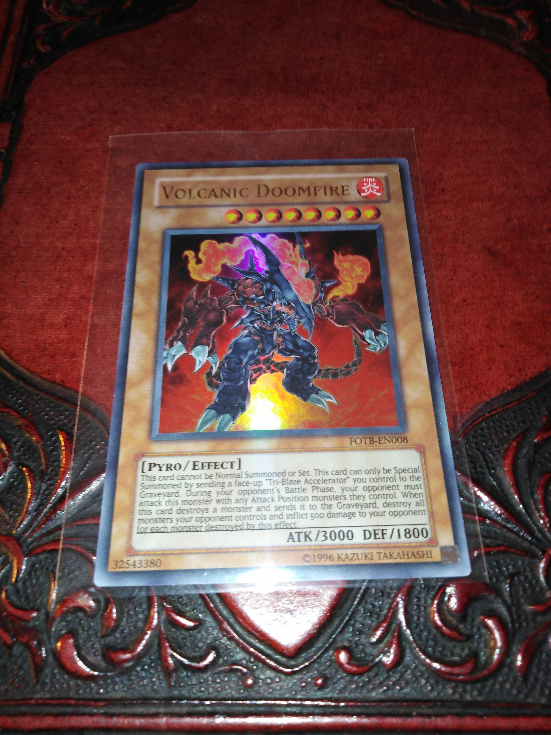 yugioh volcanic doomfire deck YU-GI-OH! LEGENDARY DUELISTS: SOULBURNING VOLCANO BOOSTER BOX main image 0