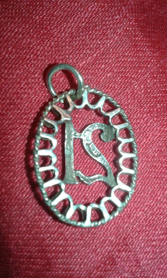 NUVO solid sterling silver 21 bracelet charm Engl… - image 2