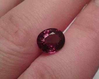 Untreated unheated Earth mined natural 3.471ct VS grade ruby pink sapphire oval cut faceted loose gemstone for mounting setting collection