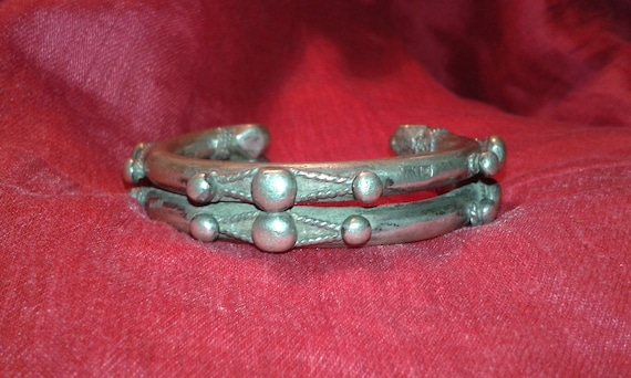 Solid Egyptian hallmarked sterling silver antique… - image 1