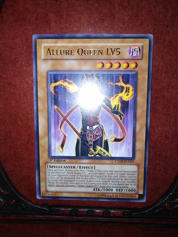 Allure Queen LV5 CDIP-EN007 1st Edition Yugioh Trading Playing