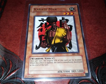 Karate Man MRL-083 YuGiOh trading playing card original series - Prelovedbargains Treasurentreats