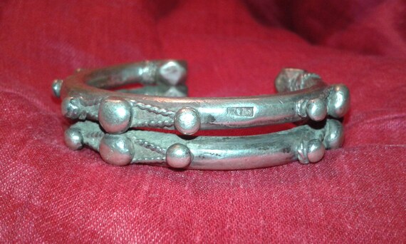 Solid Egyptian hallmarked sterling silver antique… - image 2