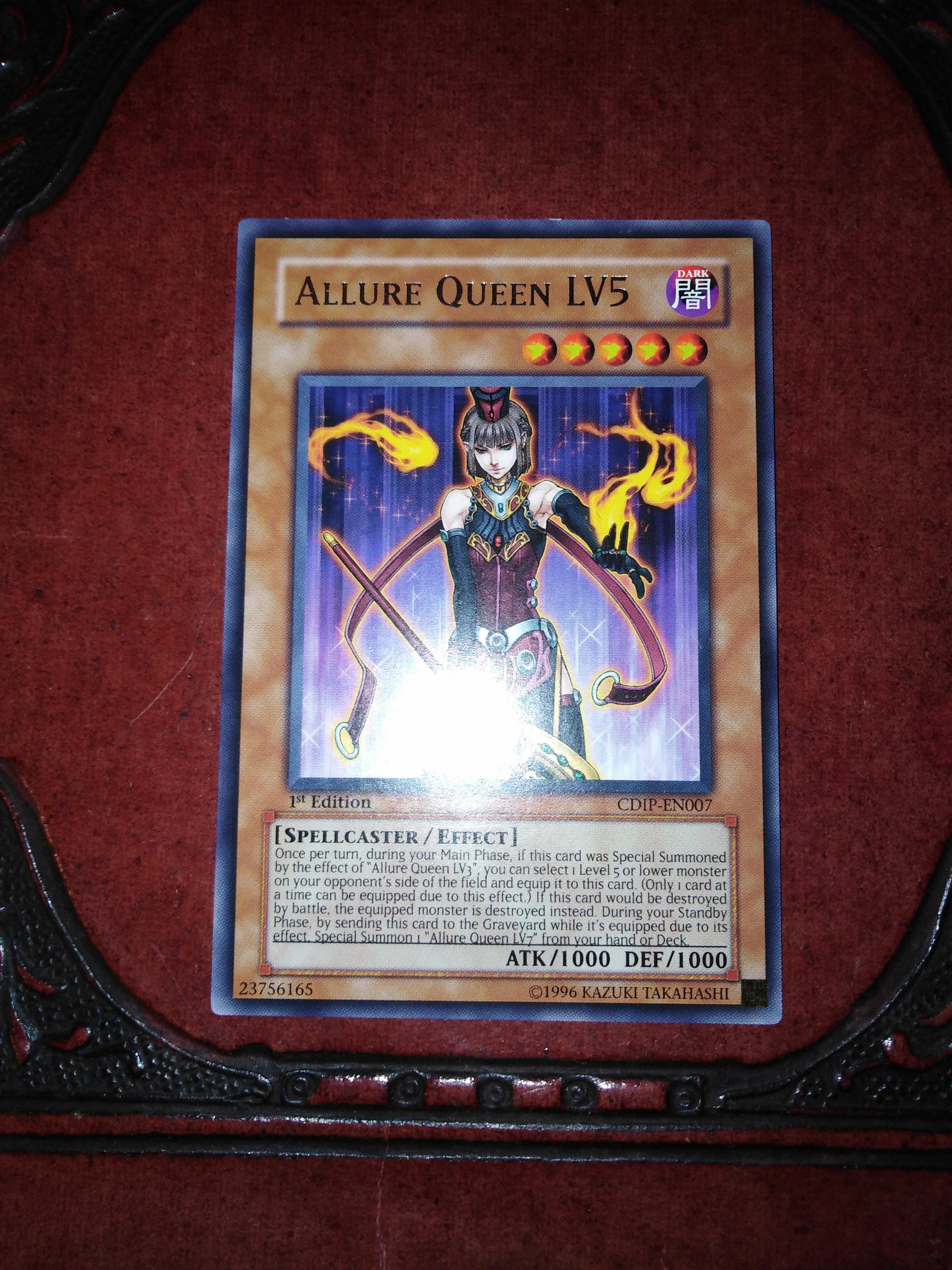 Allure Queen LV5 CDIP-EN007 1st Edition Yugioh Trading Playing
