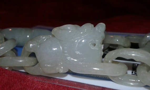 Untreated A Jadeite Jade interlocking interlockin… - image 10
