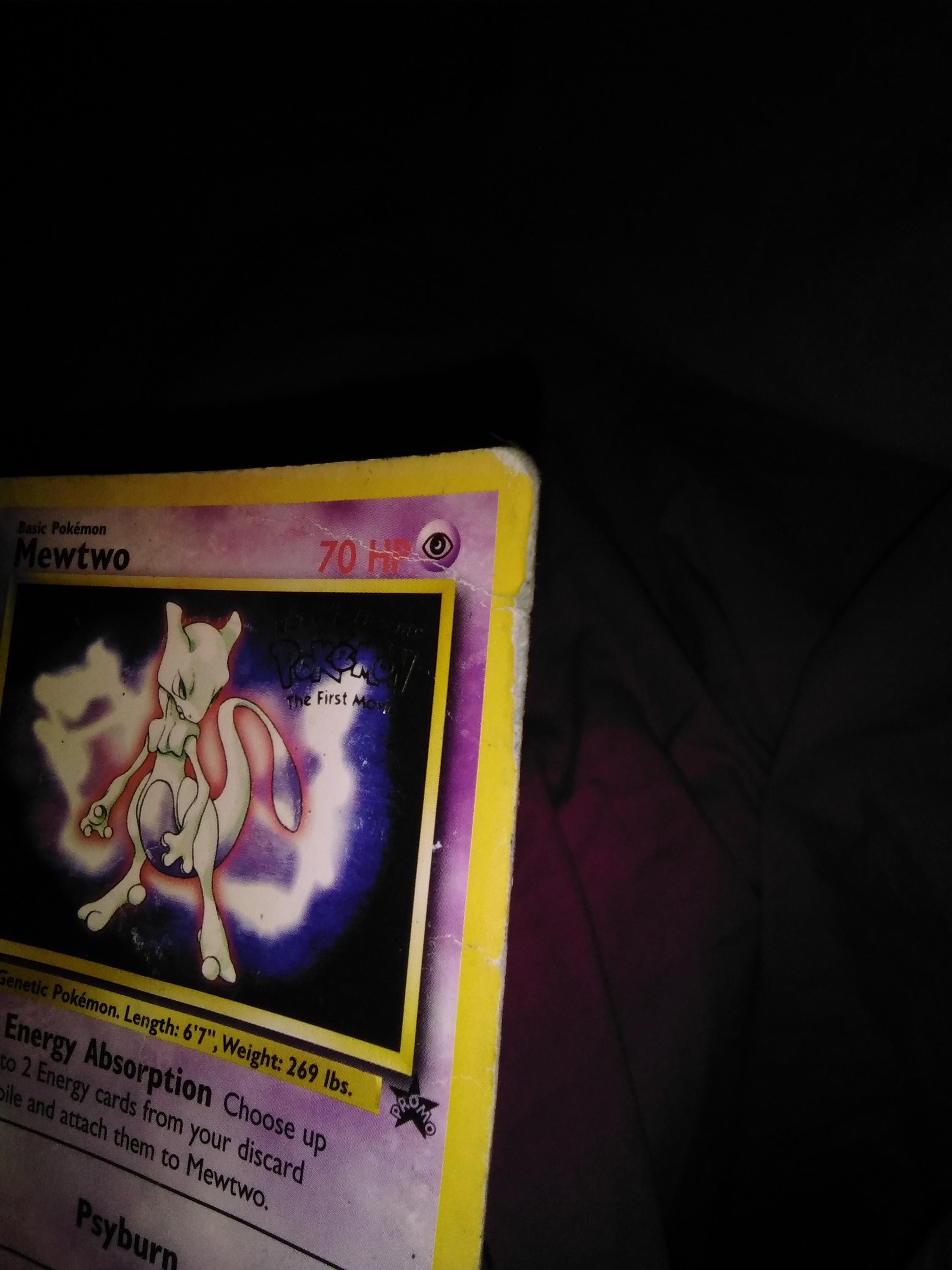 pokemon the first movie mewtwo card Mewtwo - Kids WB Presents Pokemon - the First Movie - Playing Card -  Treasurentreats Prelovedbargains Japanese Anime Luxury Toy Boutique