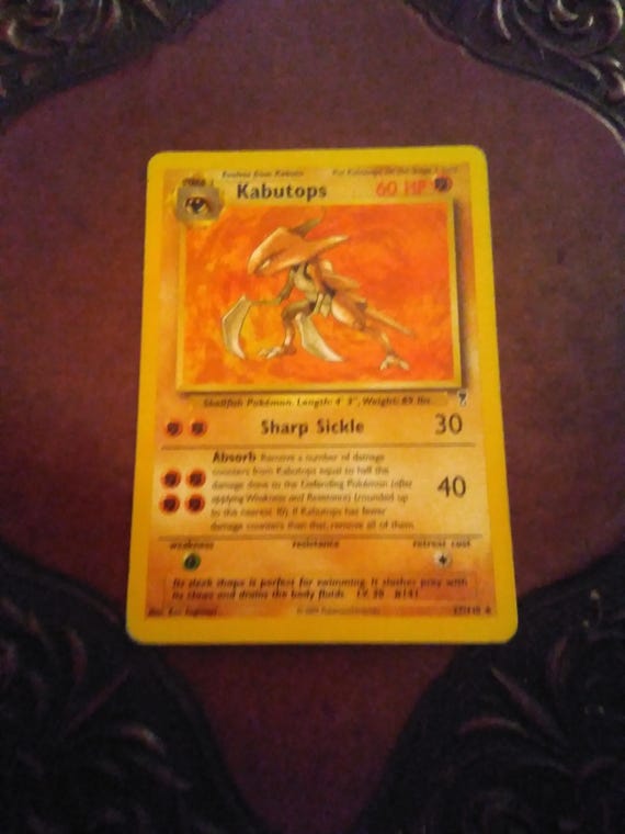 japanese kabutops pokemon card PCA 9 Holo Kabutops Pokemon The Mystery of