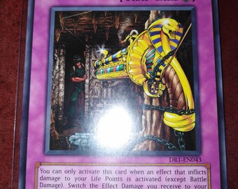 Barrel Behind the Door - DR1-EN043 Yugioh Trading Playing Card