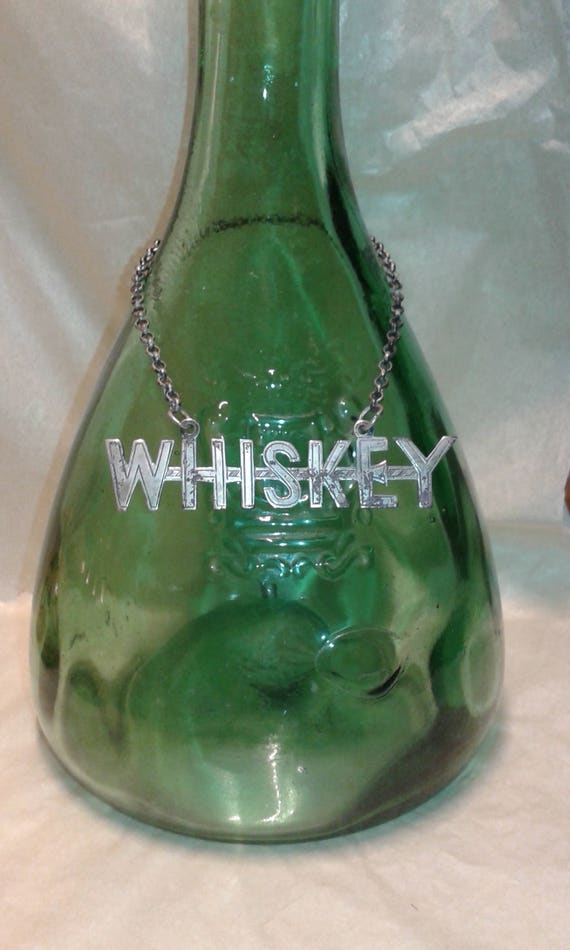 Victorian solid sterling silver Whiskey decanter … - image 1