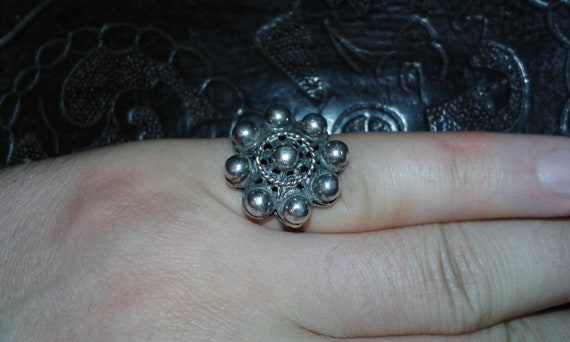 Solid sterling silver Middle Eastern handmade wom… - image 6