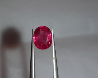 Untreated unheated 1.08ct Earth mined oval cut ruby red sapphire loose natural gemstone for mounting custom jewellery ring pendant earring