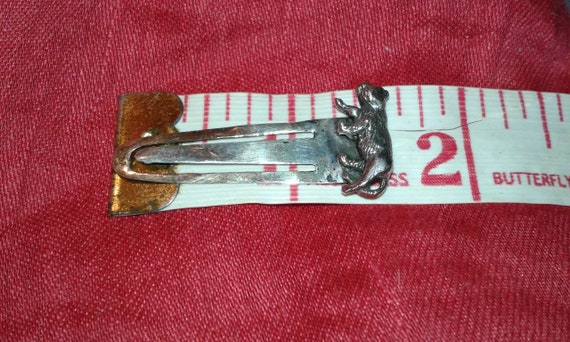 Solid sterling silver 925 marked book mark with c… - image 7