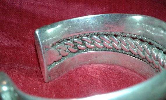 Solid sterling silver heavy 110g heavy chunk mens… - image 5