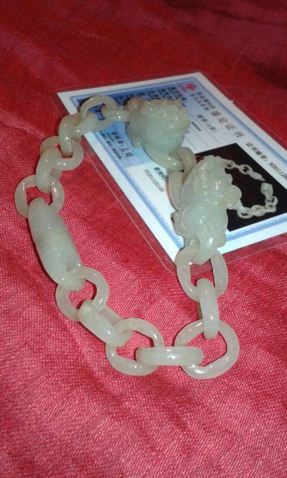 Untreated A Jadeite Jade interlocking interlockin… - image 9