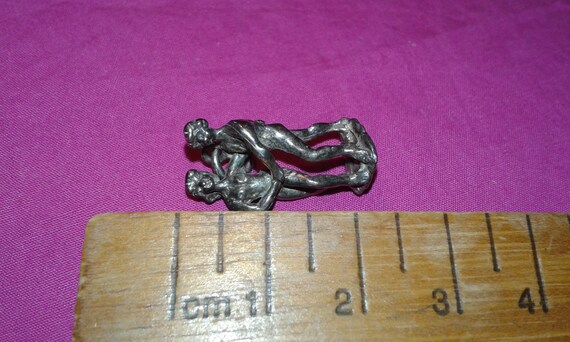 Solid sterling silver two lovers partners him and… - image 6