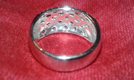 Heated only ruby solid sterling silver unisex men… - image 6