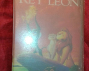 El Rey Leon - The Lion King Spanish video VHS Disney film original quality famous classical movie Spanish language - rare find collectors