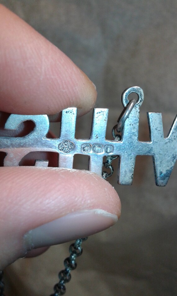 Victorian solid sterling silver Whiskey decanter … - image 3