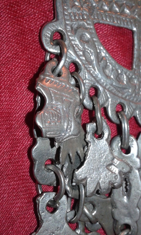 Libyan hallmarked Antique solid .900 silver North… - image 6