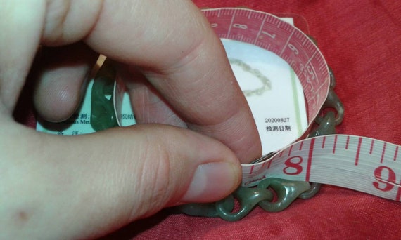 Repeating infinity single piece stone Jade nephri… - image 4