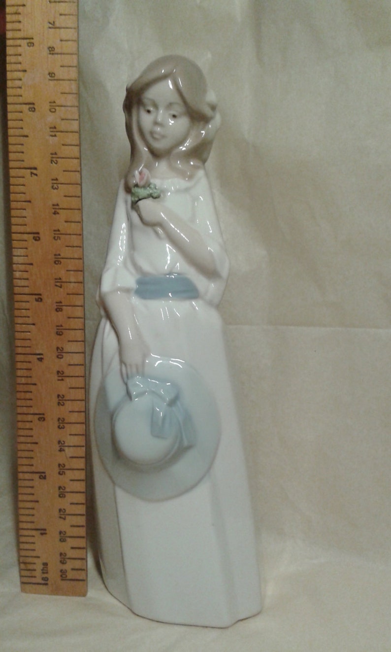 Nadal of Spain Fine Porcelain Detailed Figurine Girl With Etsy