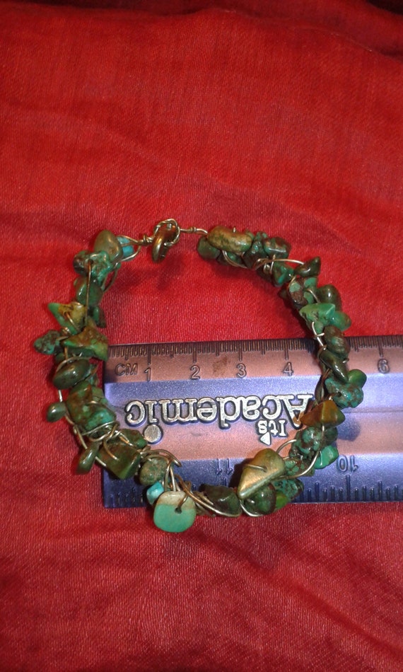 Solid sterling silver wire and untreated natural … - image 8