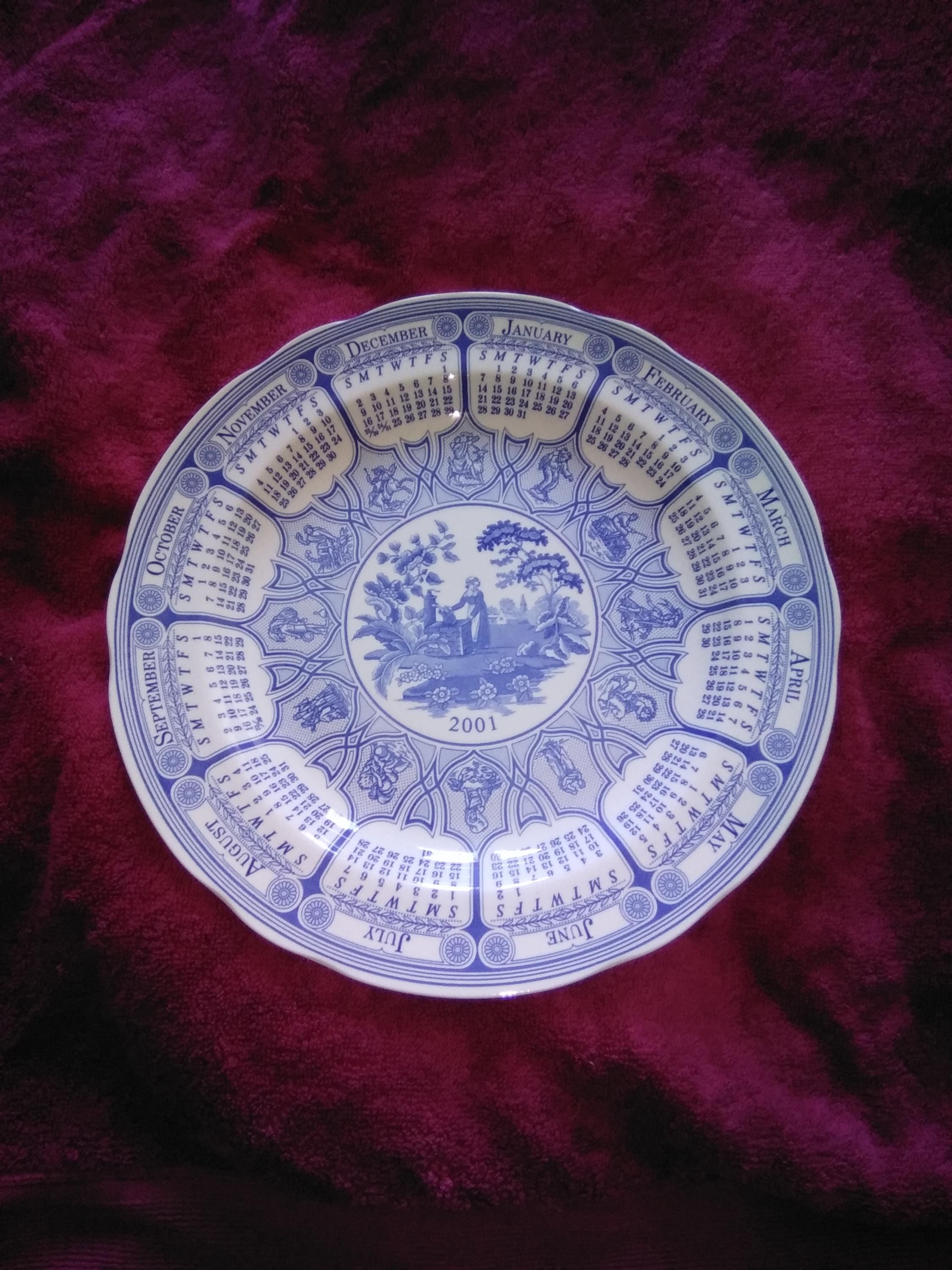 　MILLENNIUM　CALENDAR PLATE 2001 Millennium 2001 Sciences | Science Museum Group Collection