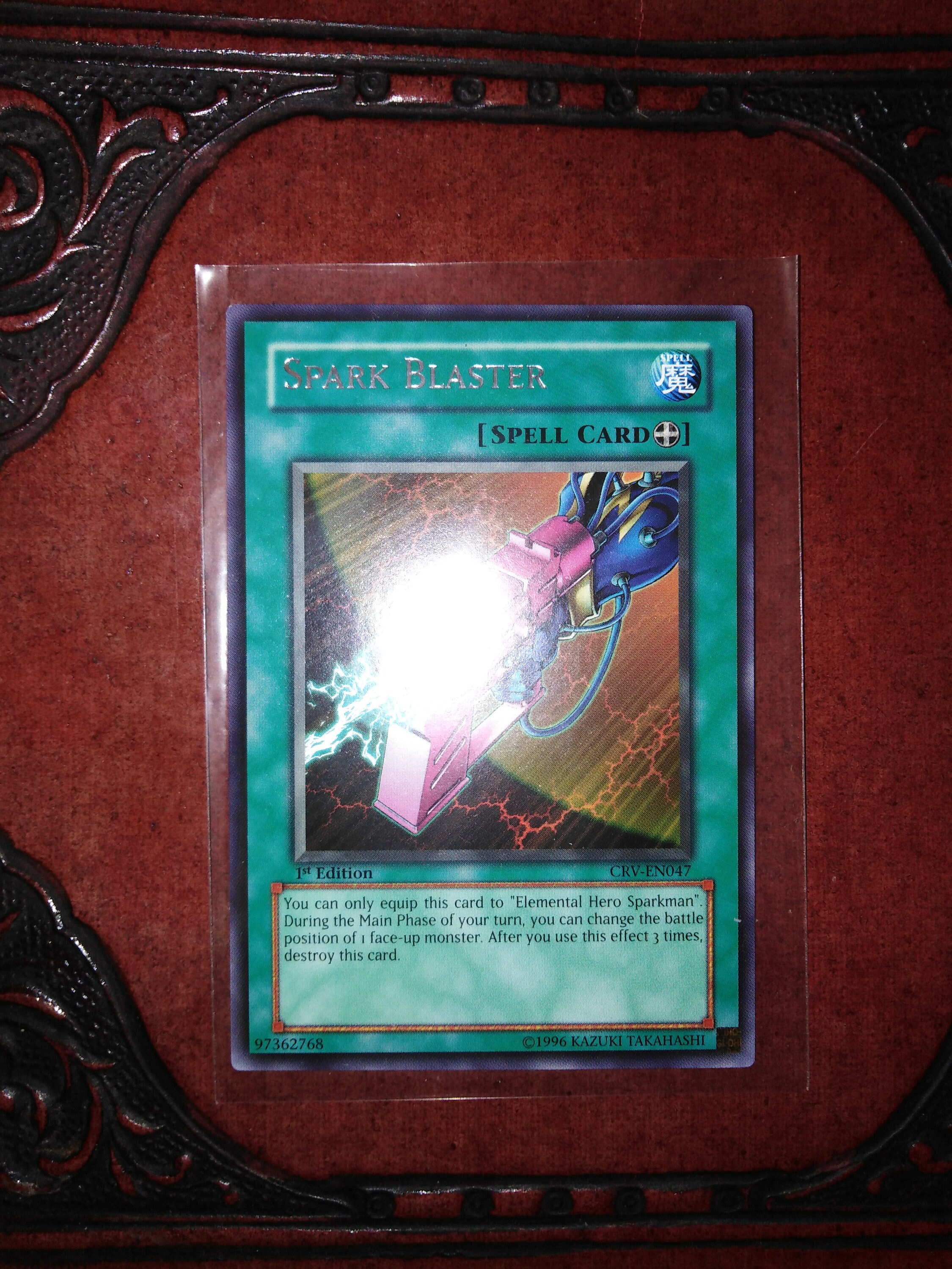 Spark Blaster CRV-EN047 1st Edition Yugioh Trading Playing Card
