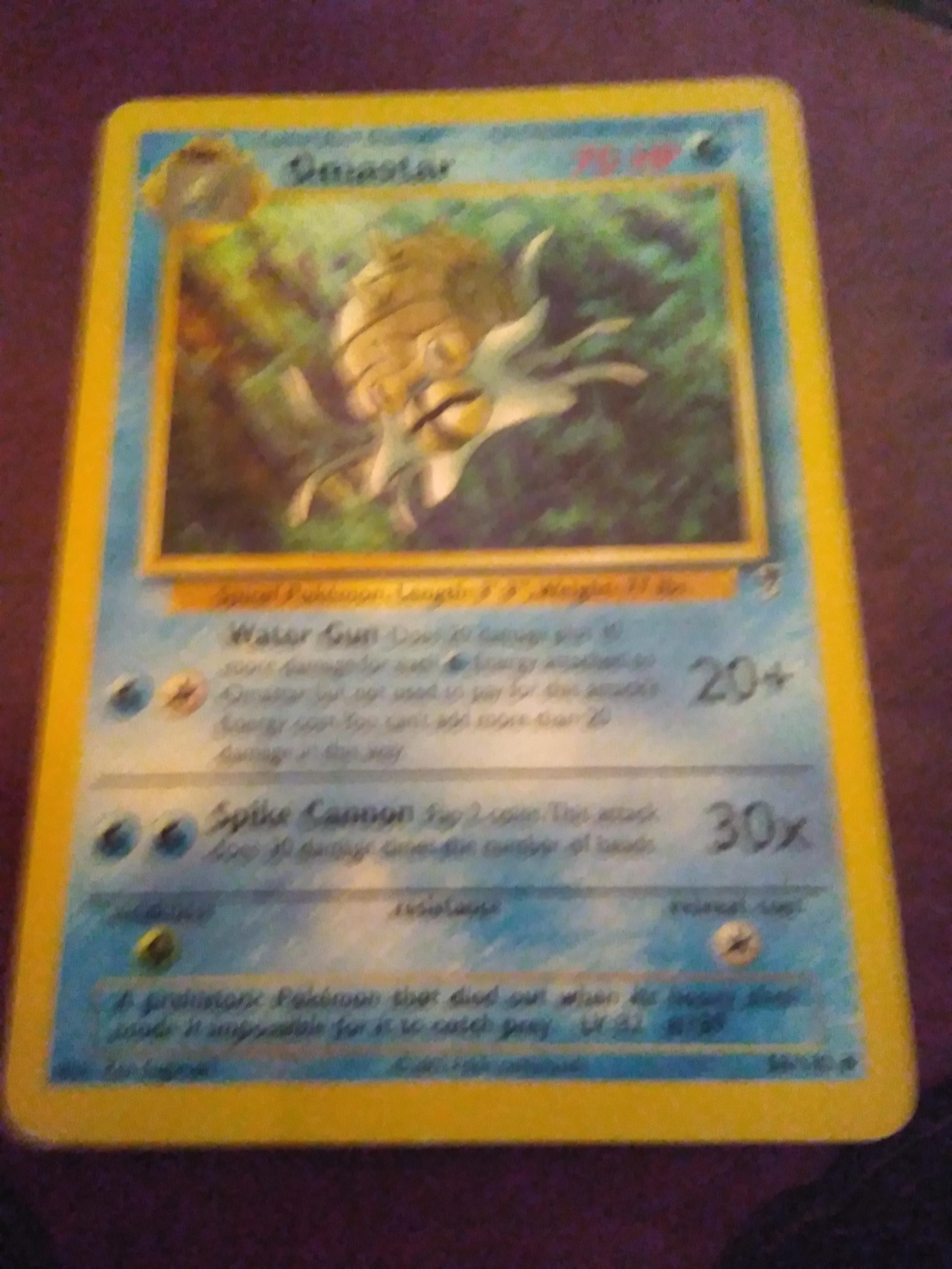 OMASTAR - 58/110 - Original Series Pokemon Collectible Playing