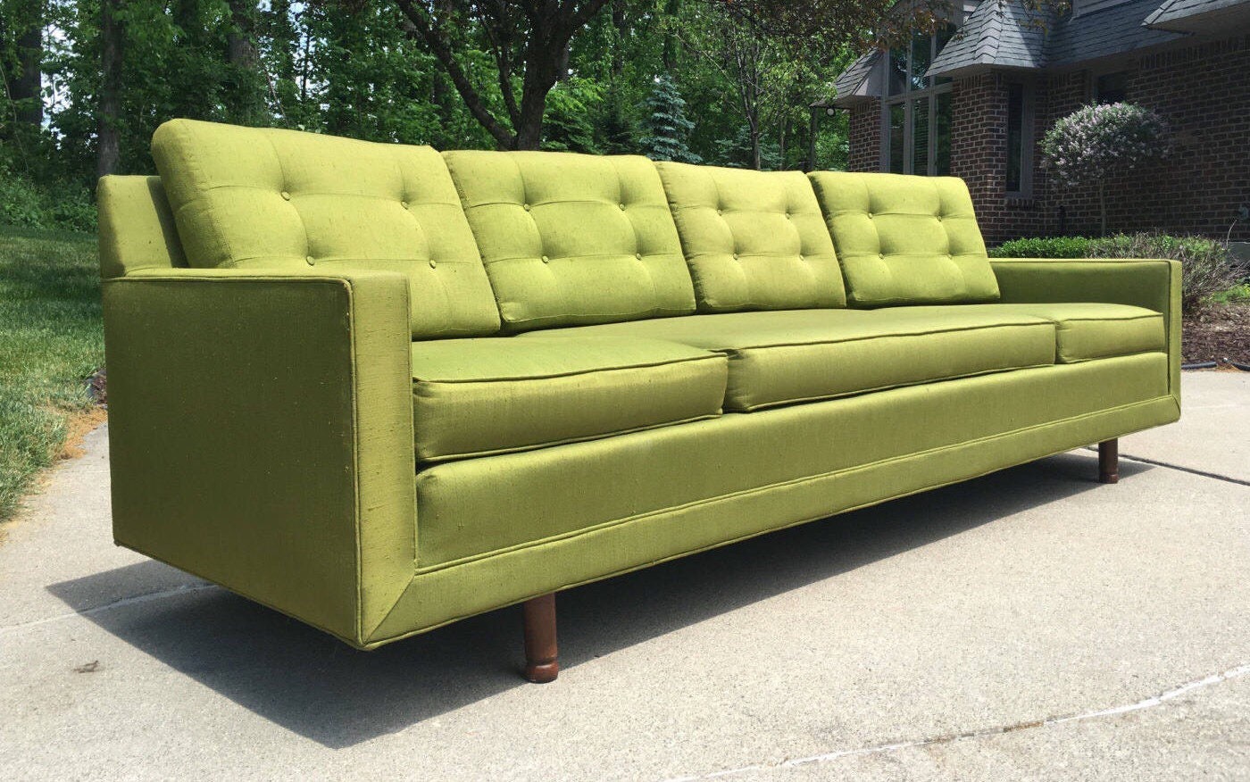 Mid Century Modern Sofa Mid Century Sofa Vintage Sofa Retro Etsy