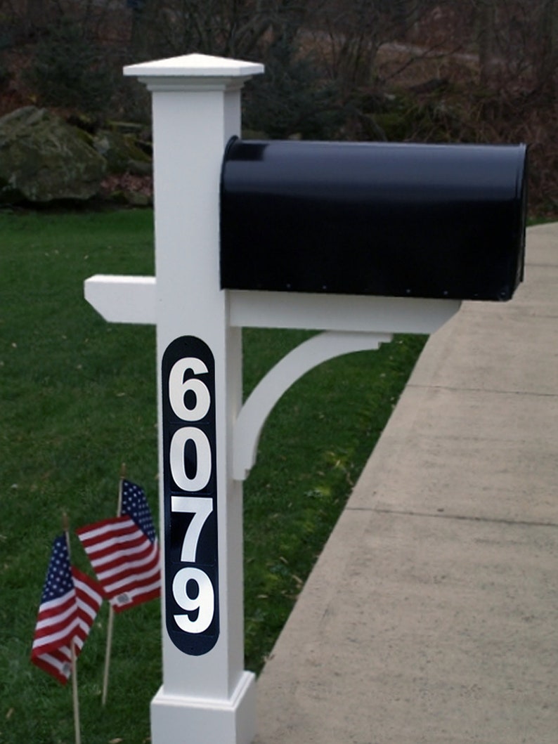 reflective Desert Storm Veteran Mailbox Address signs 2 included