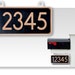 Curb-N-Sign®, Hanging House Mailbox Address Sign, Rectangle shaped, Double Sided, Highly Reflective 
