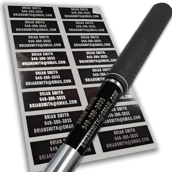 Personalized Id Stickers - Etsy