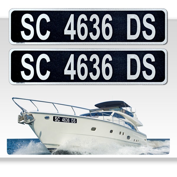 Boat Numbers and Letters Etsy