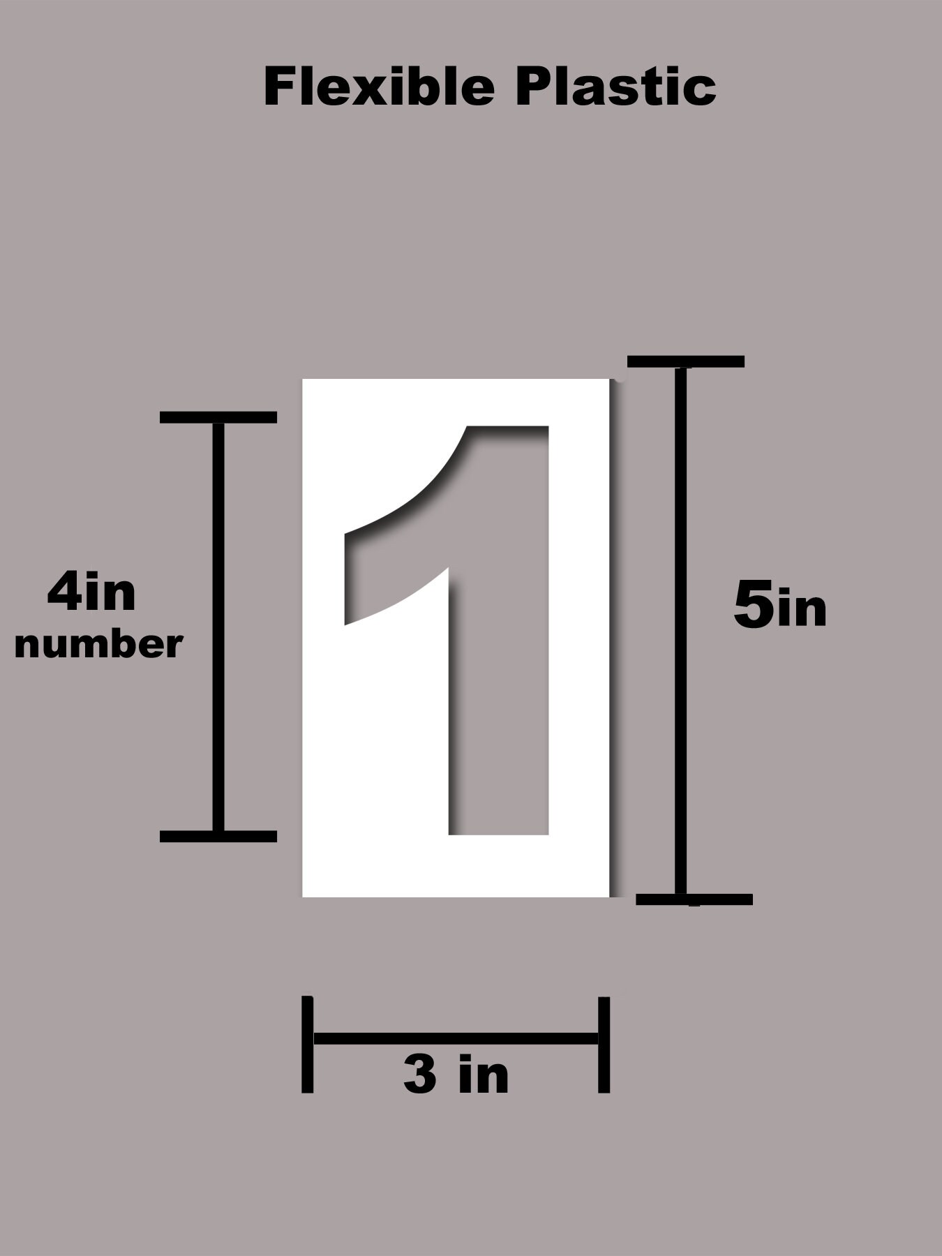 Plastic Number Stencil Set09 included 4 tall Etsy